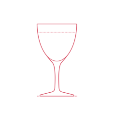 Objects Cocktail Glasses Nick Nora Glass Simple Line Art Svg, Free Vectors File
